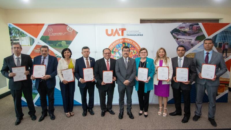 Titulares de las Secretarías de la UAT, recibieron nombramientos por parte del Rector Dámaso Anaya Alvarado.