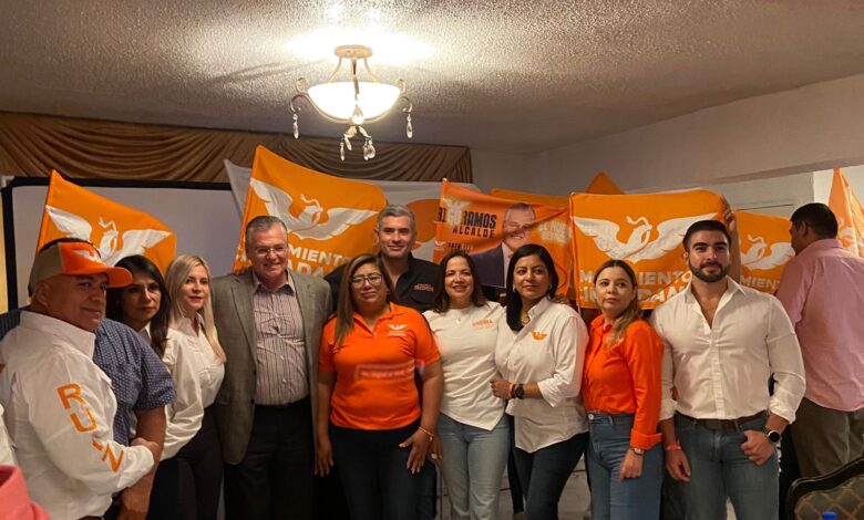 La candidata de MC Andrea García hizo un recorrido por Reynosa.