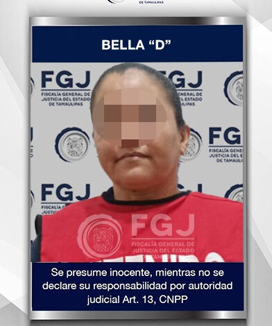 Bella "D" fue sentenciada a 2 años y 11 meses de cárcel por robo a comercio con violencia.