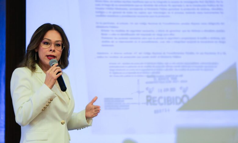 La Consejera Jurídica, Tania Contreras, informó que solicitud de seguridad del alcalde de El Mante fue atendida.