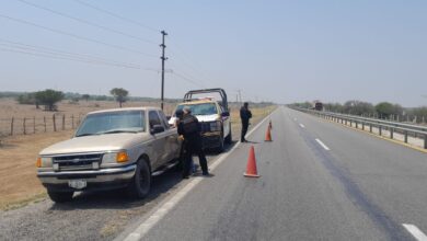 La Guardia Estatal continúa brindado apoyo carretero.