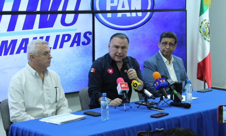 La candidata a la presidencia tiene propuestas a la problemática del agua en Tamaulipas, dicen en rueda de prensa, integrantes del PAN.