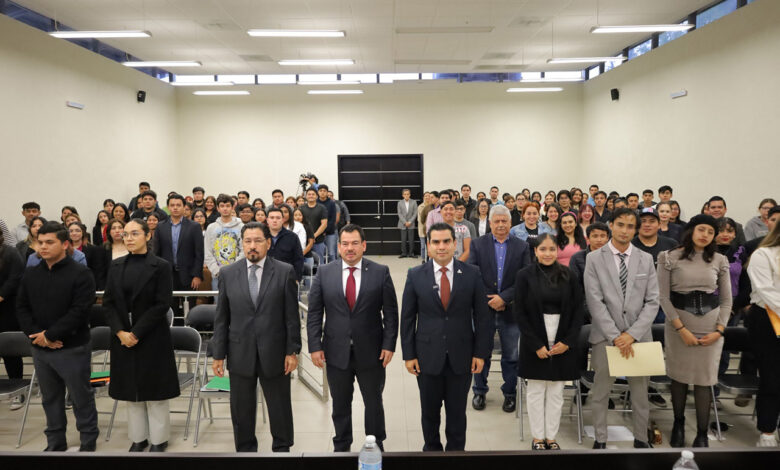 El presidente del Supremo Tribunal de Justicia en el Estado, destacó el papel de la UAT como semillero de talentos para los futuros funcionarios judiciales.