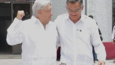 Andrés Manuel López Obrador y Américo Villarreal