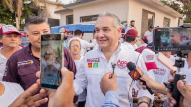 Adrián Oseguera Kernion, llama al voto masivo por Morena.