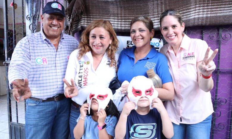 Ale Cárdenas, cierra campaña en Victoria.