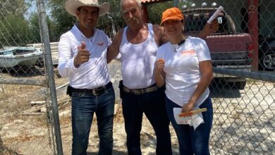 Andrea García hizo recorrido por Villa de Casas.
