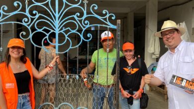 Andrea García hizo campaña este fin de semana en Altamira.