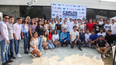 Carlos Fernández sigue su campaña proselitista rumbo a la alcaldía de Ciudad Madero.