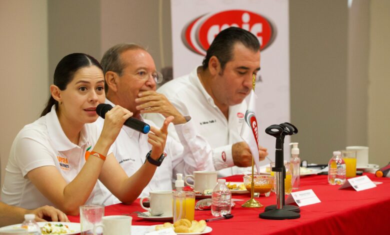 Mayra Benavides, candidata de Movimiento Ciudadano.