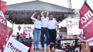 Olga Sosa cierra campaña en González.