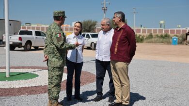 El Presidente Andrés Manuel López Obrador y Claudia Sheinbaum Pardo, Presidenta electa, visitaron el Nuevo Centro de Aduanas de México en Nuevo Laredo, siendo acompañados por el gobernador de Tamaulipas, Américo Villarreal Anaya.