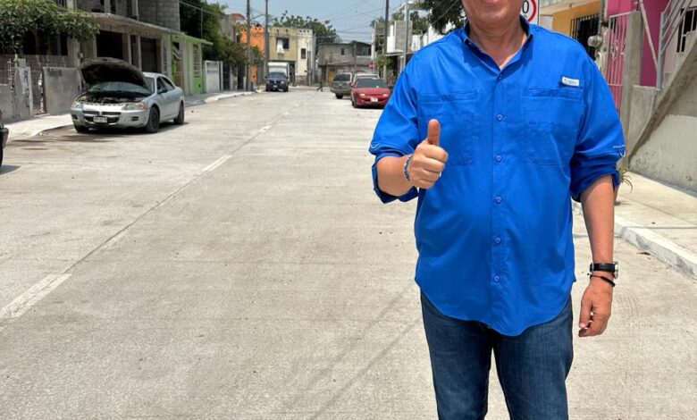 pavimentación Tampico zona norte