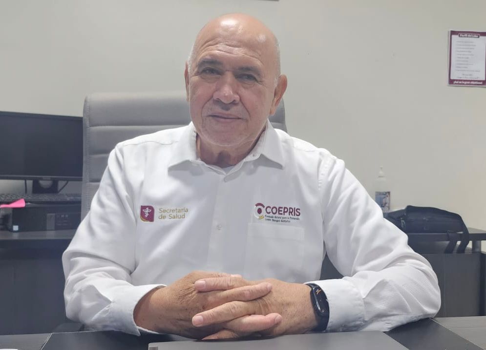 Mario Rebolledo Urcadiz, encargado del despacho de la Comisión Estatal de Protección Contra Riesgos Sanitarios (Coepris).