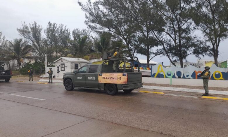 Casi 4 mil elementos del Ejército Mexicano, Marina, Guardia Nacional y Guardia Estatal, se han desplegado para atender emergencia por tormenta "Alberto".