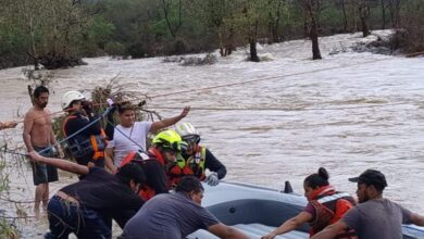 Rescatan a familia