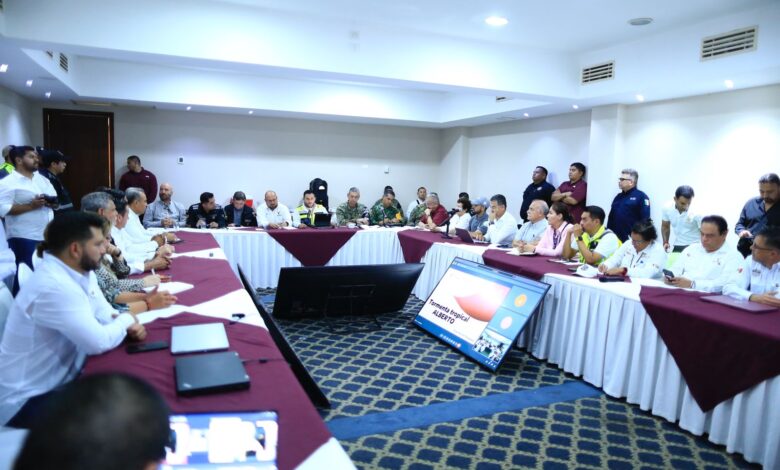 Autoridades se coordinan ante llegada de Alberto a las costas de Tamaulipas.