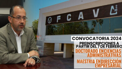La Facultad de Comercio y Administración Victoria (FCAV) de la Universidad Autónoma de Tamaulipas (UAT) invita a profesionistas a estudiar posgrado.