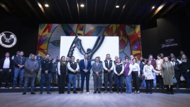 El MVZ Dámaso Anaya Alvarado, rector de la Universidad Autónoma de Tamaulipas (UAT), presidió el evento de salutación de año nuevo.