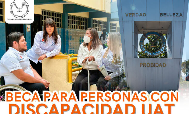 La UAT anunció un programa de becas para alumnos con discapacidad.