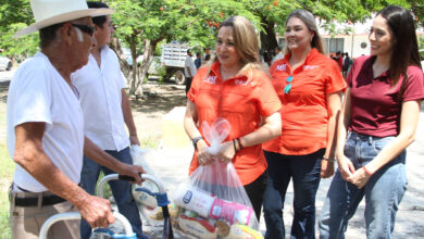 La UAT llevó a cabo la entrega de despensas a las comunidades afectadas por las intensas lluvias en los ejidos Miraflores, Progreso y La Esperanza en Güémez.