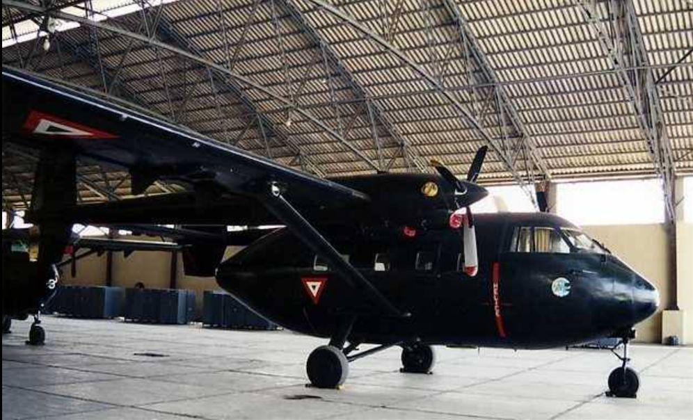 Fotografía de dos aviones Arava de la Fuerza Aérea Mexicana; el de atrás porta el número 3, donde se habrían ejecutado “vuelos de la muerte” en 1974. (Página de Facebook Mexican Military Aviation History)