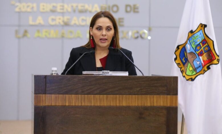 Autoriza el Congreso de Tamaulipas licencia a la diputada Casandra de los Santos Flores para separarse del cargo.