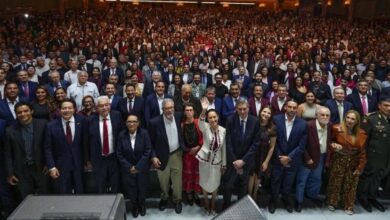 El gobernador de Tamaulipas, Américo Villarreal Anaya, asistió a la celebración de Claudia Sheinbaum Pardo, Presidenta electa de México.