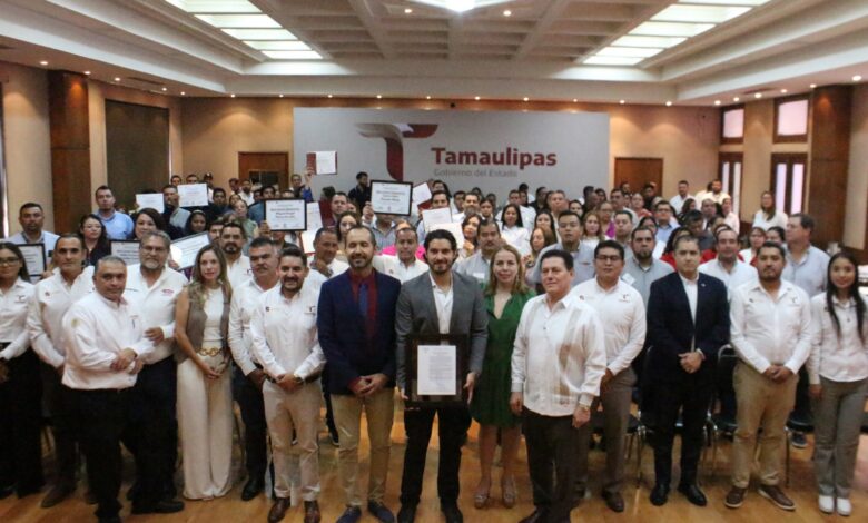 La Secretaría del Trabajo y Previsión Social de Tamaulipas, recibió la constancia que la acredita como agente capacitador externo por parte del Gobierno Federal.