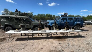 Policías de Investigación de la Fiscalía de Tamaulipas y elementos de Sedena aseguraron 84 paquetes con cocaína.