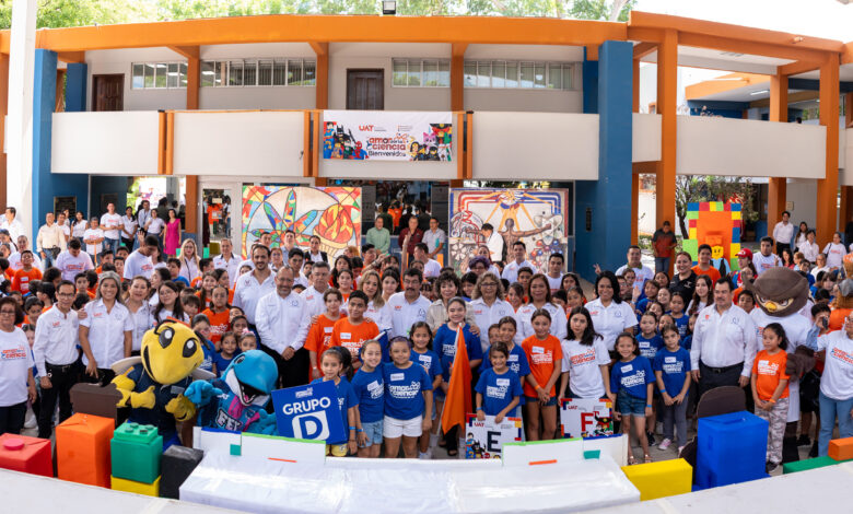 Arrancó la tercera edición del Campamento de Verano Infantil Amor por la Ciencia 2024 en la UAT.