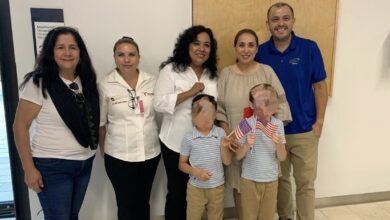 Un total de 130 familias con hijos nacidos en Estados Unidos se beneficiaron en la tercera Feria del Pasaporte en Matamoros.