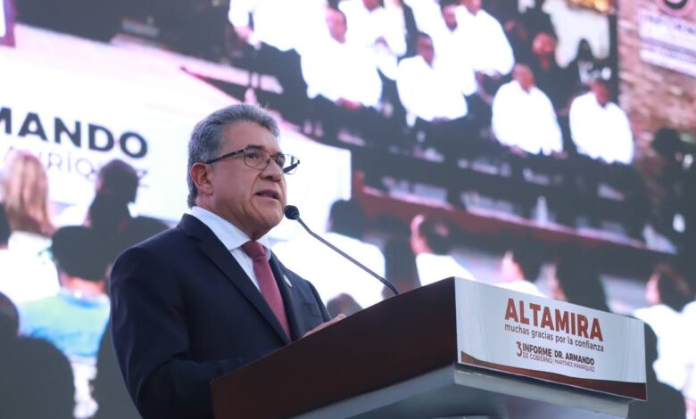 Armando Martínez Manríquez, rindió su tercer y último Informe de Gobierno.
