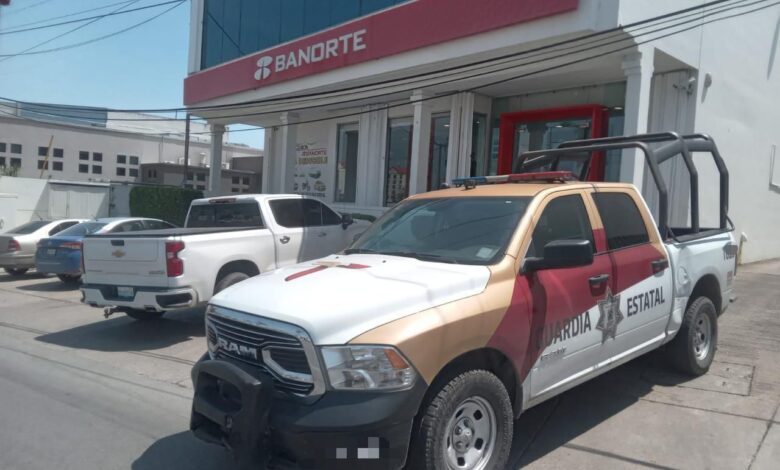 Bancos y cajeros cuentan con vigilancia permanente de la Guardia Estatal en Tamaulipas.