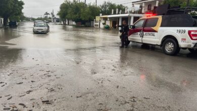 Se activó en Matamoros el "Plan Tamaulipas" para apoyar a la población por las lluvias ocasionadas por el huracán Francine.