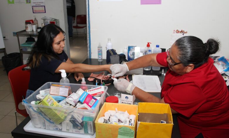 La Campaña de Prevención de Enfermedades Crónico-Degenerativas, organizada por la Comisión de Salud Fronteriza México-Estados Unidos (CSFMEU).