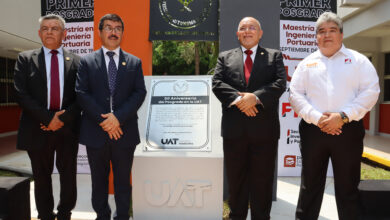 El Rector presidió la ceremonia del 50 aniversario del primer posgrado en la Universidad Autónoma de Tamaulipas.