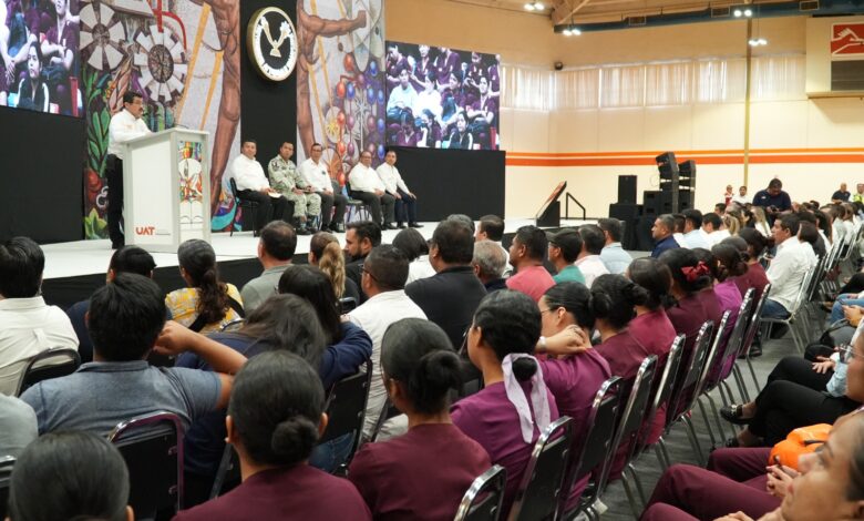 El Rector puso en marcha la Sexta Semana de Ciberseguridad denominada “Protégete de los peligros de Internet”, que comprende talleres y conferencias presenciales y virtuales del 23 al 27 de septiembre.