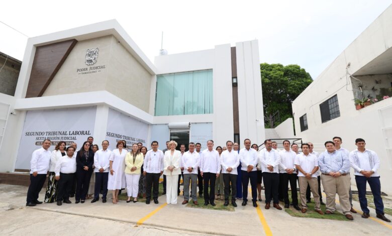 Fue inaugurado en Altamira el segundo tribunal laboral.