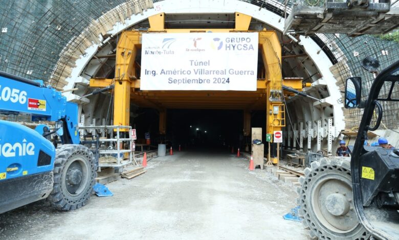 túnel autopista Mante-Ocampo-Tula.