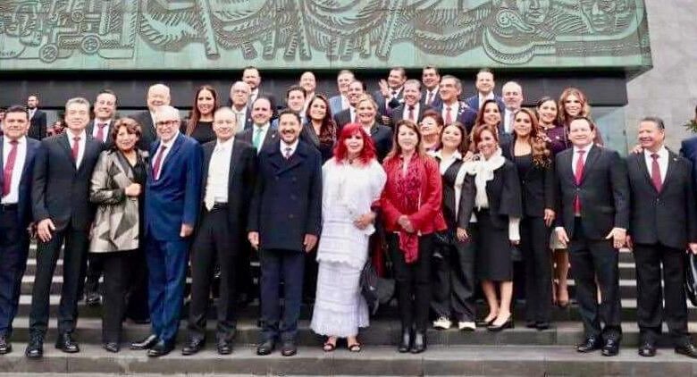 El Gobernador Américo Villarreal Anaya asiste a la toma de posesión de Claudia Sheinbaum como Presidenta de México.
