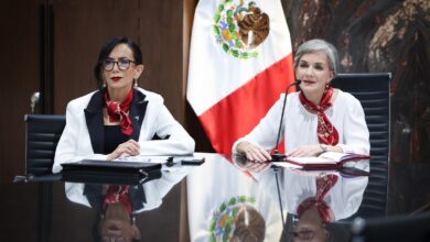 María de Villarreal participó en la reunión con la titular del DIF nacional.