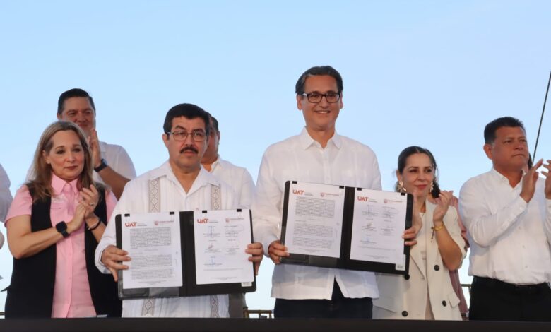 La Universidad Autónoma de Tamaulipas (UAT) y el Ayuntamiento de Ciudad Madero fortalecerán la cooperación en programas conjuntos de carácter académico, científico y cultural.