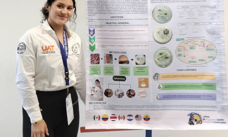 Brenda Lilian Castillo Infante, estudiante de Químico Farmacéutico Biólogo en la Unidad Académica Multidisciplinaria Reynosa Aztlán.