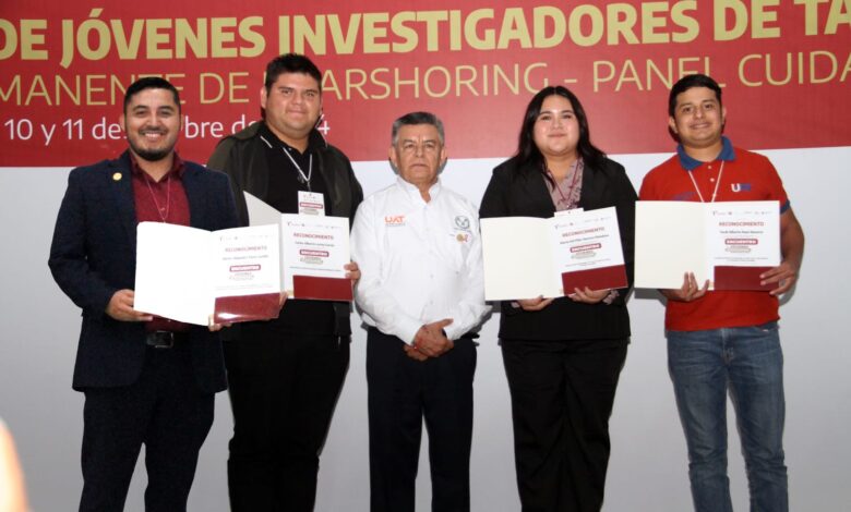 Estudiantes de la Universidad Autónoma de Tamaulipas (UAT) fueron reconocidos en el Encuentro de Jóvenes Investigadores Tamaulipas 2024.