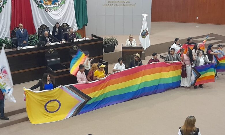Colectivos de la comunidad LGBTTTIQ+ festejaron que el Congreso de entrada a la iniciativa.