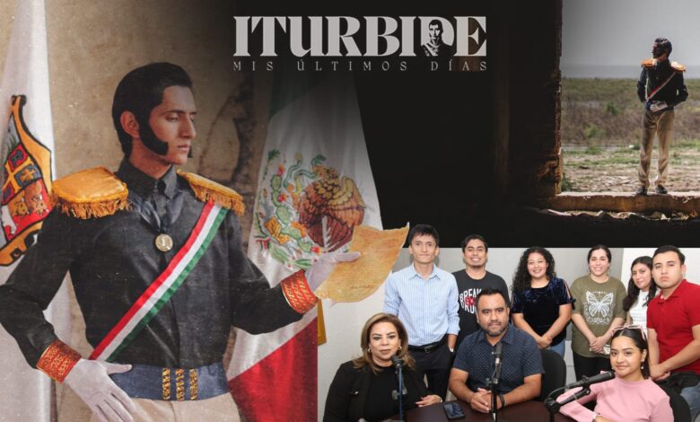 Estudiantes de la UAT trabaja en la producción de un cortometraje histórico titulado Iturbide: Mis últimos días.
