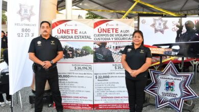 La Secretaría de Seguridad Pública de Tamaulipas (SSPT) lleva su oferta laboral a la Feria Tamaulipas 2024.