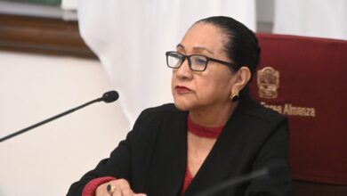 Guadalupe Perea Almanza, Regidora del Ayuntamiento de Victoria presidió la sesión del Cabildo en ausencia del alcalde Eduardo Gattás.