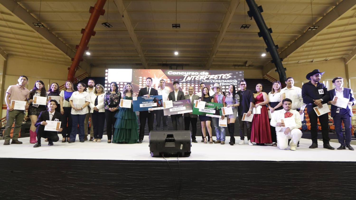 Participantes del Concurso de Intérpretes Universitarios.